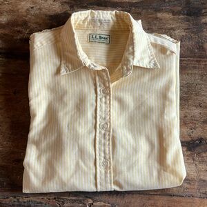 Vintage L.L. Bean Striped Button Down